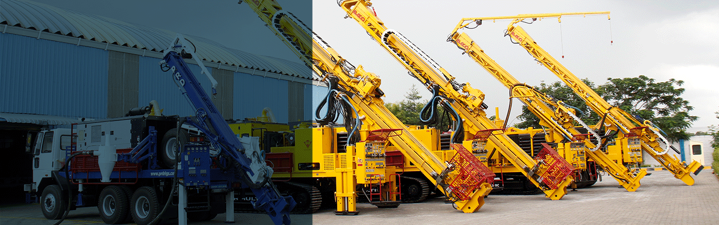 PRD RIGS leading drilling rig manufacturer wide range of drilling rigs of Various application such as Water well drilling , Pole drilling, Earth Hole Drilling ,solar piling, Cathodic protection Drilling, Exploration Drilling and also blast hole Drilling.